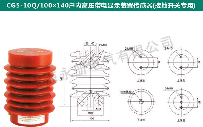 CG5-10Q/100x140戶內高壓電信顯示裝置傳感器