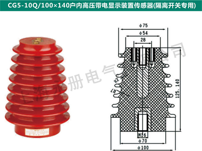 CG5-10Q/100x140戶內高壓電信顯示裝置傳感器